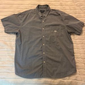 CHAPS Mens Button Down Plaid Shirt